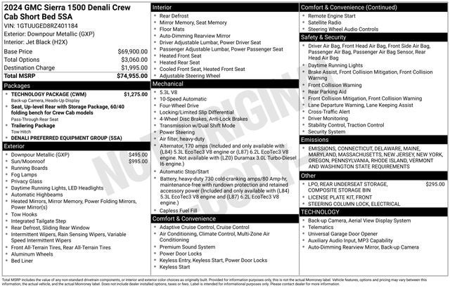 2024 GMC Sierra 1500 Denali