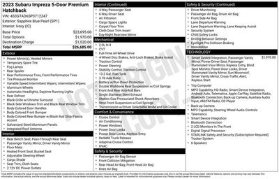 2023 Subaru Impreza Premium