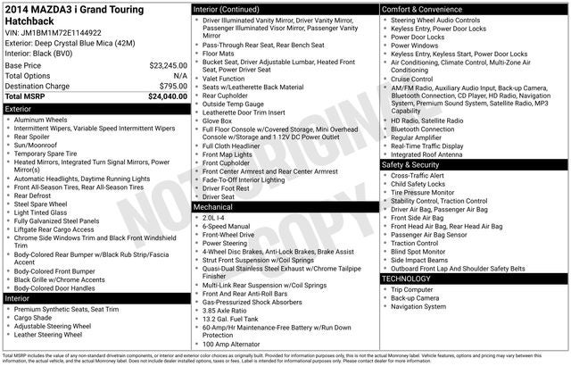 2014 Mazda Mazda3 i Grand Touring
