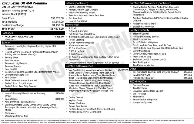 2023 Lexus GX 460 Premium Plus Sport Design