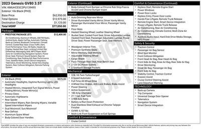 2023 Genesis GV80 3.5T