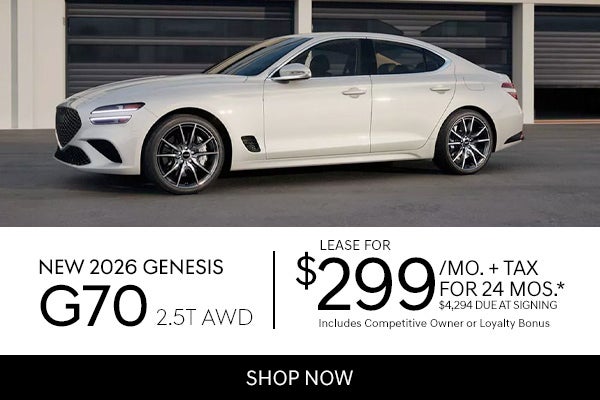 New 2026 Genesis G70 2.5T AWD