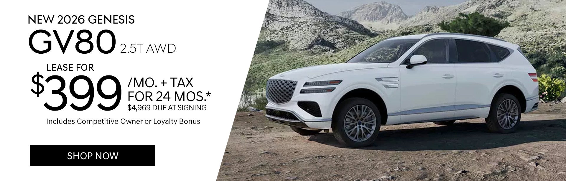 New 2026 Genesis GV80 2.5T AWD