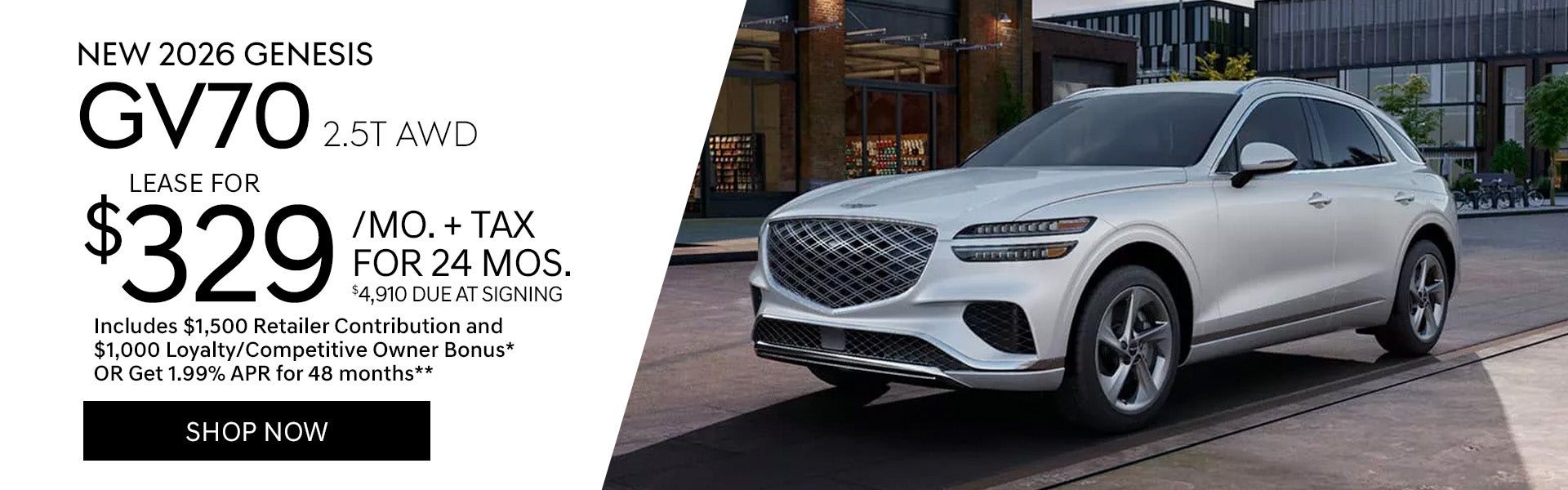 New 2026 Genesis GV70 2.5T AWD